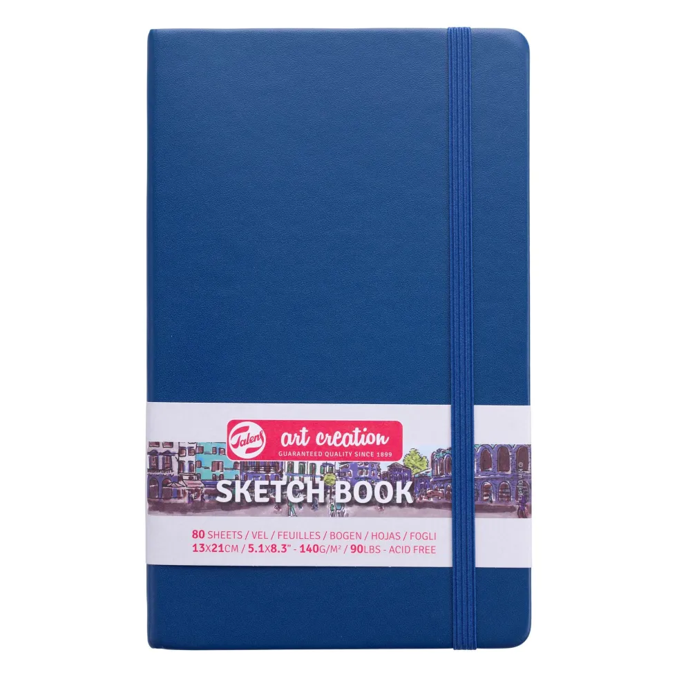 Szkicownik 21 x 30 cm - Talens Art Creation - Navy Blue, 140 g, 80 ark.