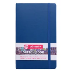 Szkicownik 9 x 14 cm - Talens Art Creation - Navy Blue, 140 g, 80 ark.