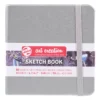 Szkicownik 12 x 12 cm - Talens Art Creation - Shiny Silver, 140 g, 80 ark.