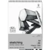 Szkicownik ze spiralą Sketching - Winsor & Newton - light, A3, 110g, 50 ark.