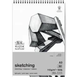 Szkicownik ze spiralą Sketching - Winsor & Newton - light, A3, 110g, 50 ark.