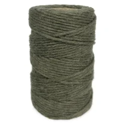 Sznurek bawełniany do makramy - khaki, 2 mm, 60 m