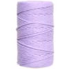 Sznurek bawełniany do makramy - liliowy, 2 mm, 100 g, 60 m