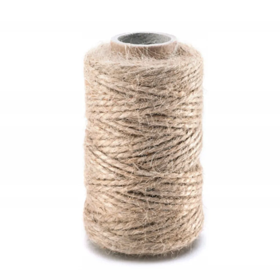 Sznurek jutowy - naturalny, 3 mm, 100 g, 40 m