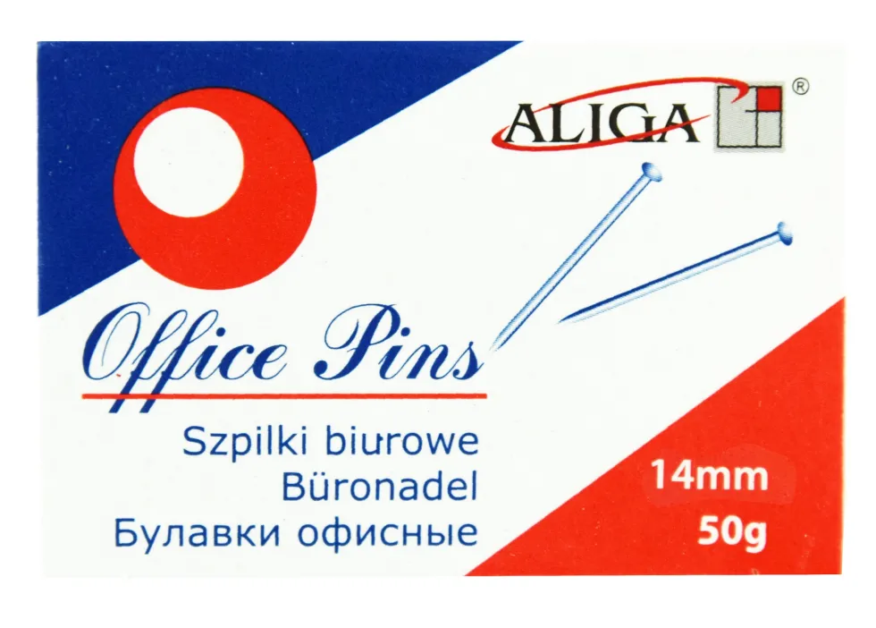 Szpilki krawieckie, krótkie - 14 mm, 50 g