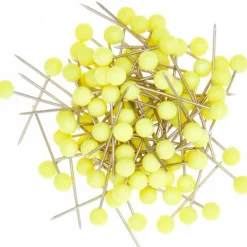 Szpilki ozdobne - Rico Design - Neon Yellow, 16 mm, 100 szt.