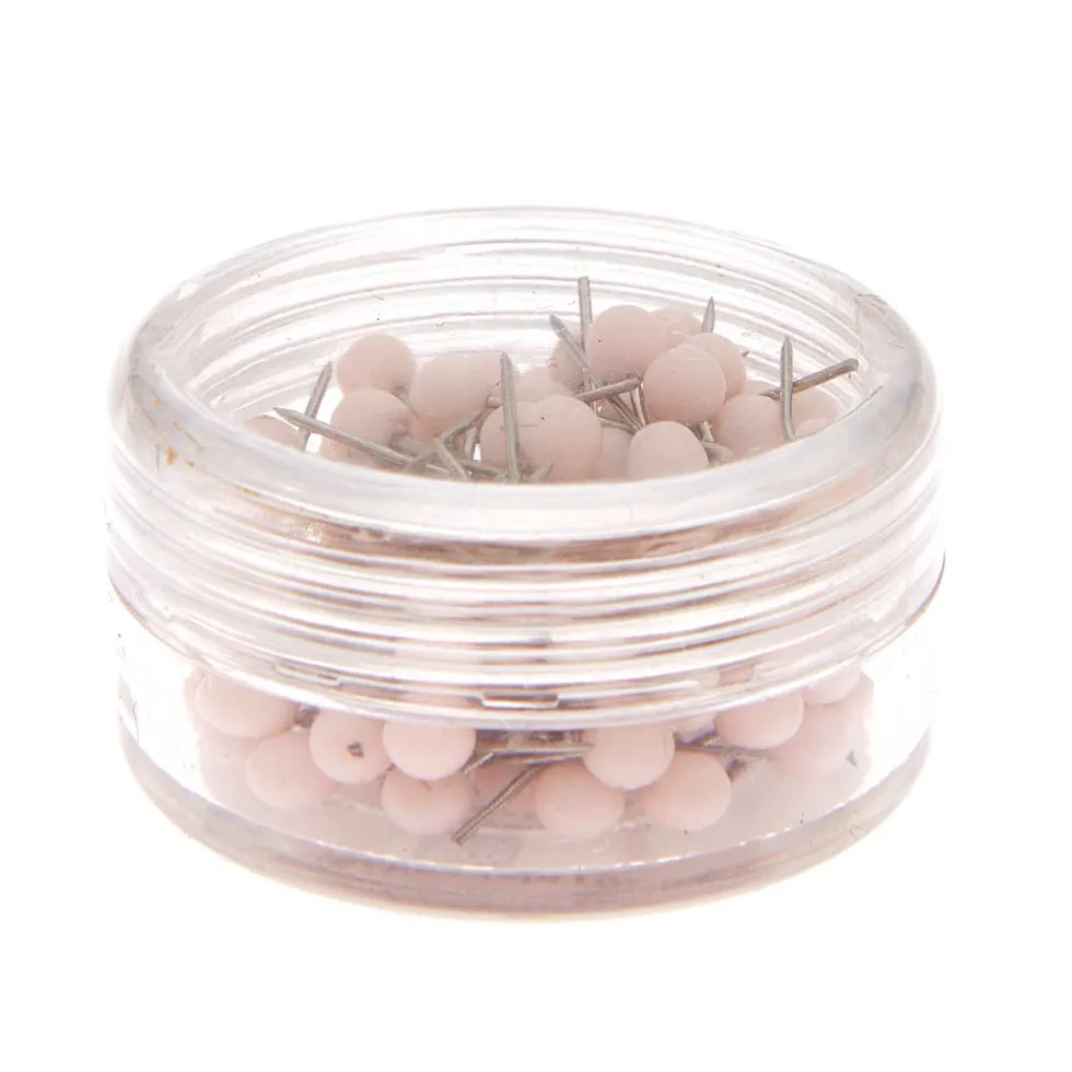 Szpilki ozdobne - Rico Design - Pink, 16 mm, 100 szt.