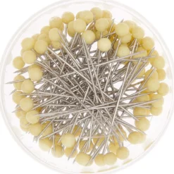 Szpilki ozdobne - Rico Design - Yellow, 38 mm, 100 szt.