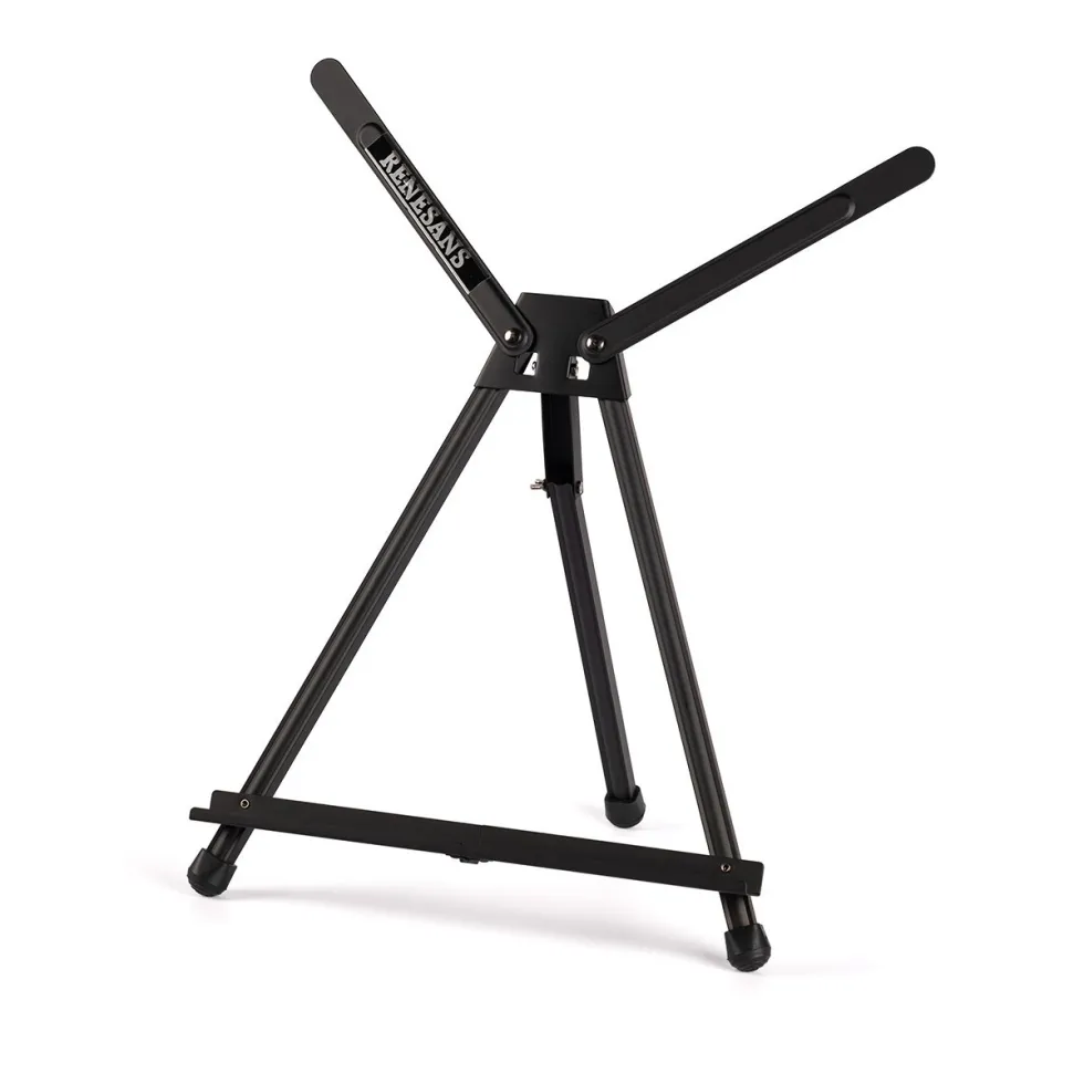 Sztaluga stołowa, aluminiowa z pokrowcem - Renesans - czarna 40 cm