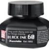 Szybkoschnący tusz ZIG Cartoonist Black Ink - Kuretake - czarny, 60 ml