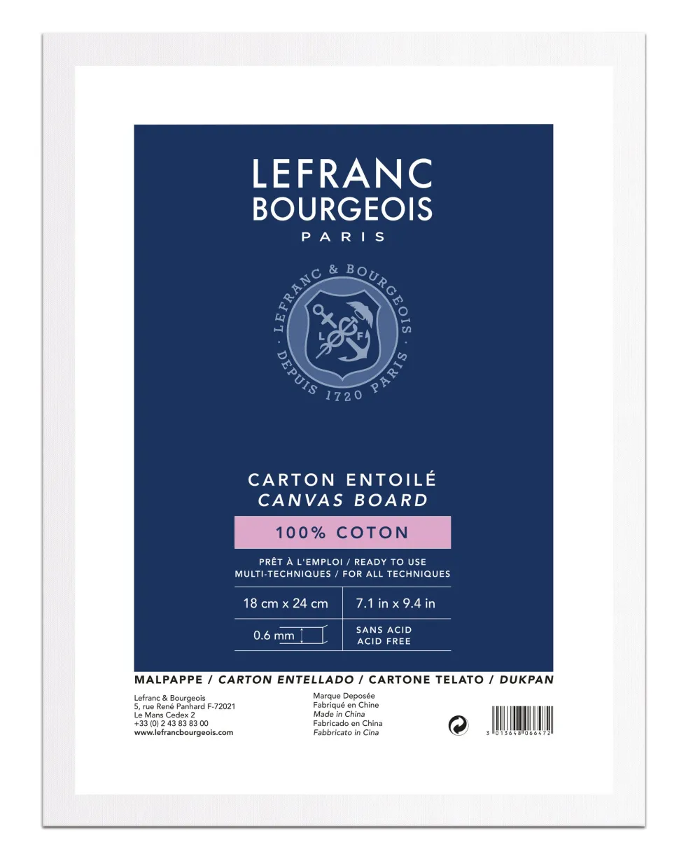Tablica malarska - Lefranc & Bourgeois - 18 x 24 cm