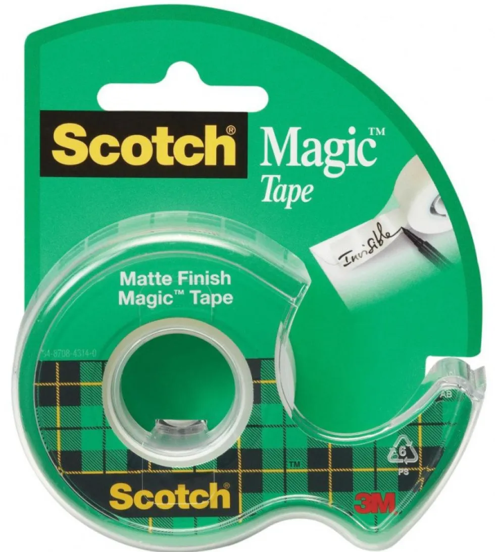 Taśma biurowa Magic z dyspenserem - Scotch - matowa 19 mm x 7,5 m