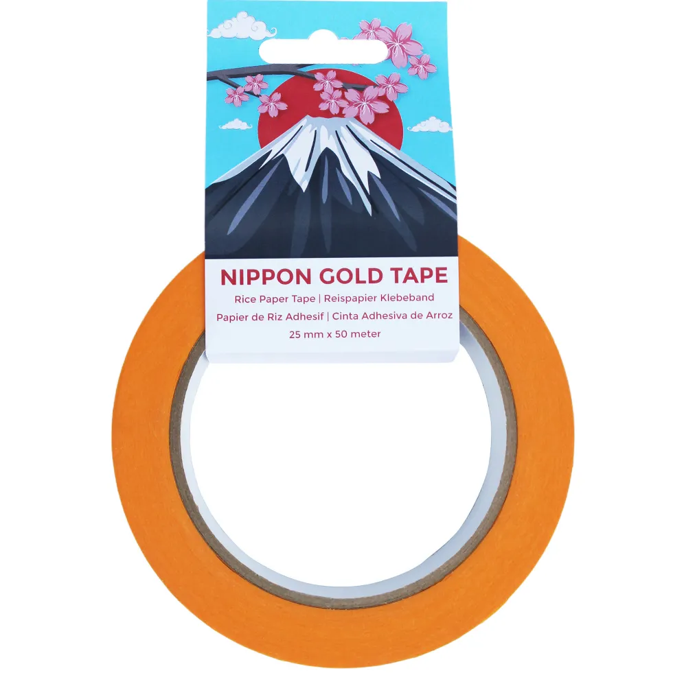Taśma maskująca ryżowa Nippon Gold Tape - 25 mm x 50 m