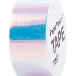 Taśma ozdobna Mirror Rainbow - Paper Poetry - White, 19 mm x 5 m