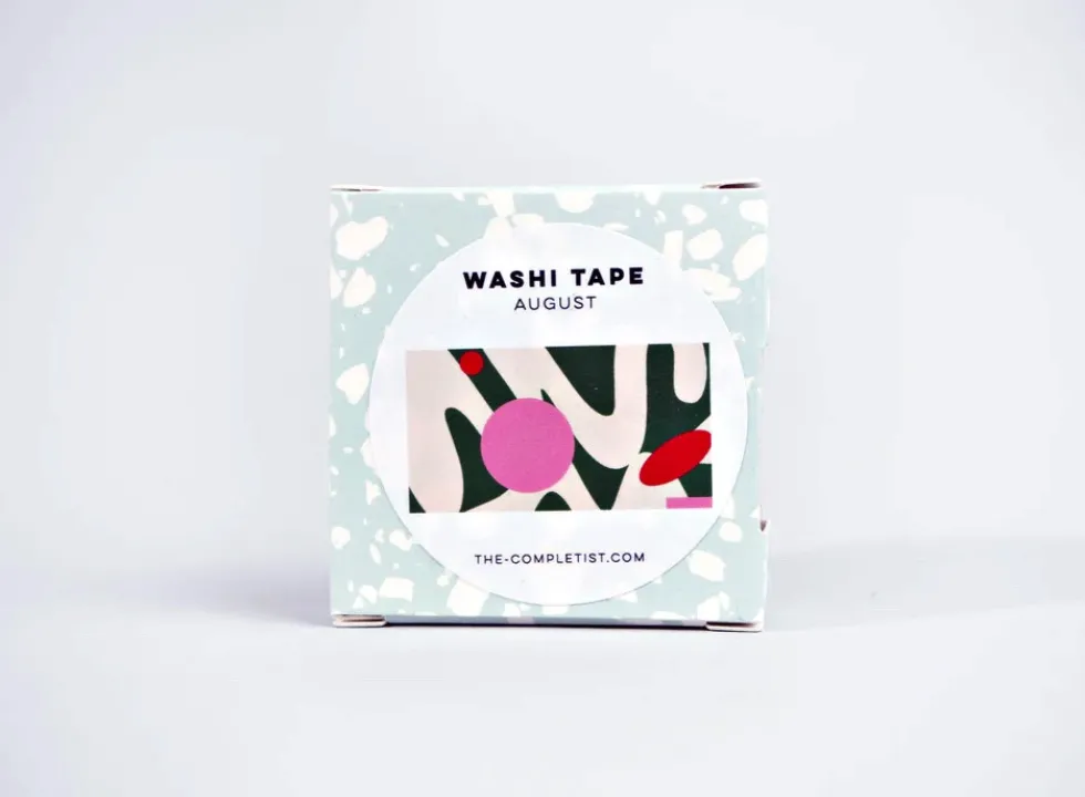 Taśma papierowa washi August - The Completist. - 15 mm x 10 m