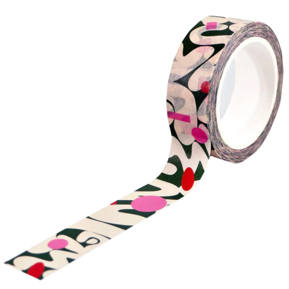 Taśma papierowa washi August - The Completist. - 15 mm x 10 m