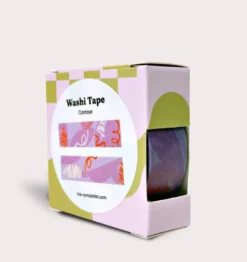 Taśma papierowa washi Contour - The Completist. - 15 mm x 10 m