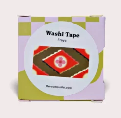 Taśma papierowa washi Freya - The Completist. - 15 mm x 10 m