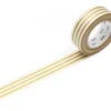 Taśma papierowa washi - MT Masking Tape - Border Gold, 7 m