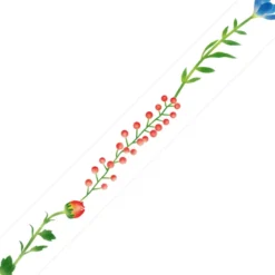Taśma papierowa washi - MT Masking Tape - Flower Line, 7 m
