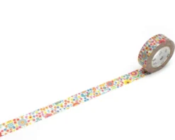 Taśma papierowa washi - MT Masking Tape - Mini Flower Garden, 7 m