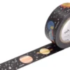 Taśma papierowa washi - MT Masking Tape - Planet, 10 m