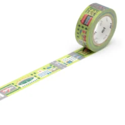Taśma papierowa washi - MT Masking Tape - Work Town 7 m
