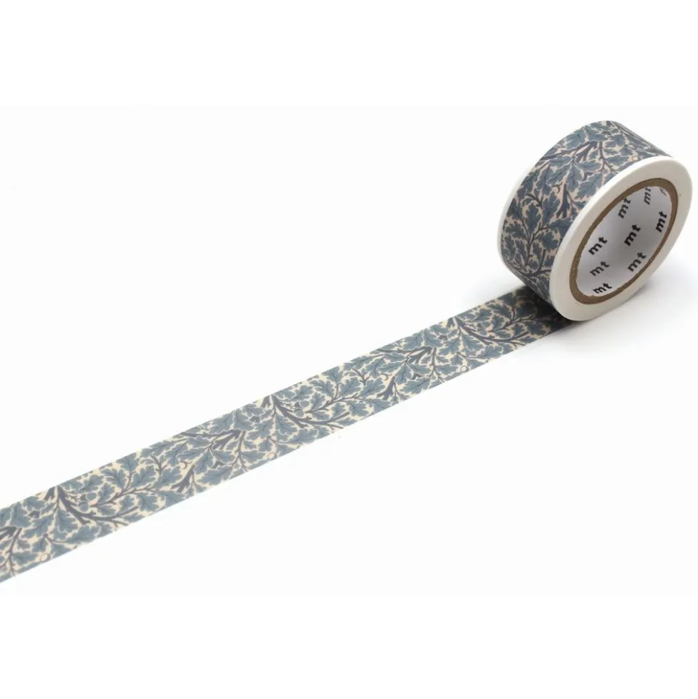 Taśma papierowa washi William Morris - MT Masking Tape - Oaktree, 7 m