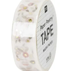 Taśma washi, Kwiaty - Paper Poetry - 15 mm x 10 m