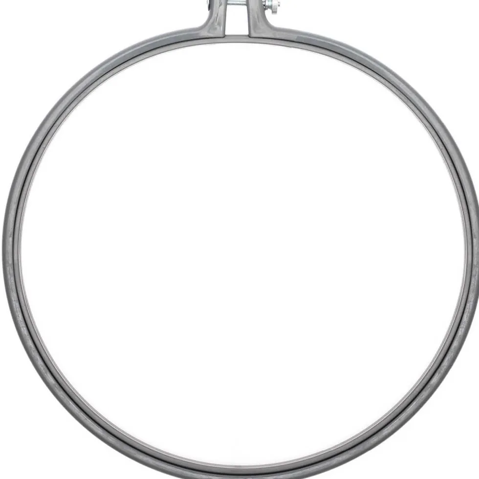 Tamborek do wyszywania, okrągły - Rico Design - szary, 25,4 cm