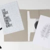 Teczka papierowa na dokumenty i rysunki 50 x 70 cm - Paper Poetry