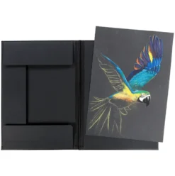 Teczka skórzana na rysunki 32 x 45 cm - Rhodia - Black