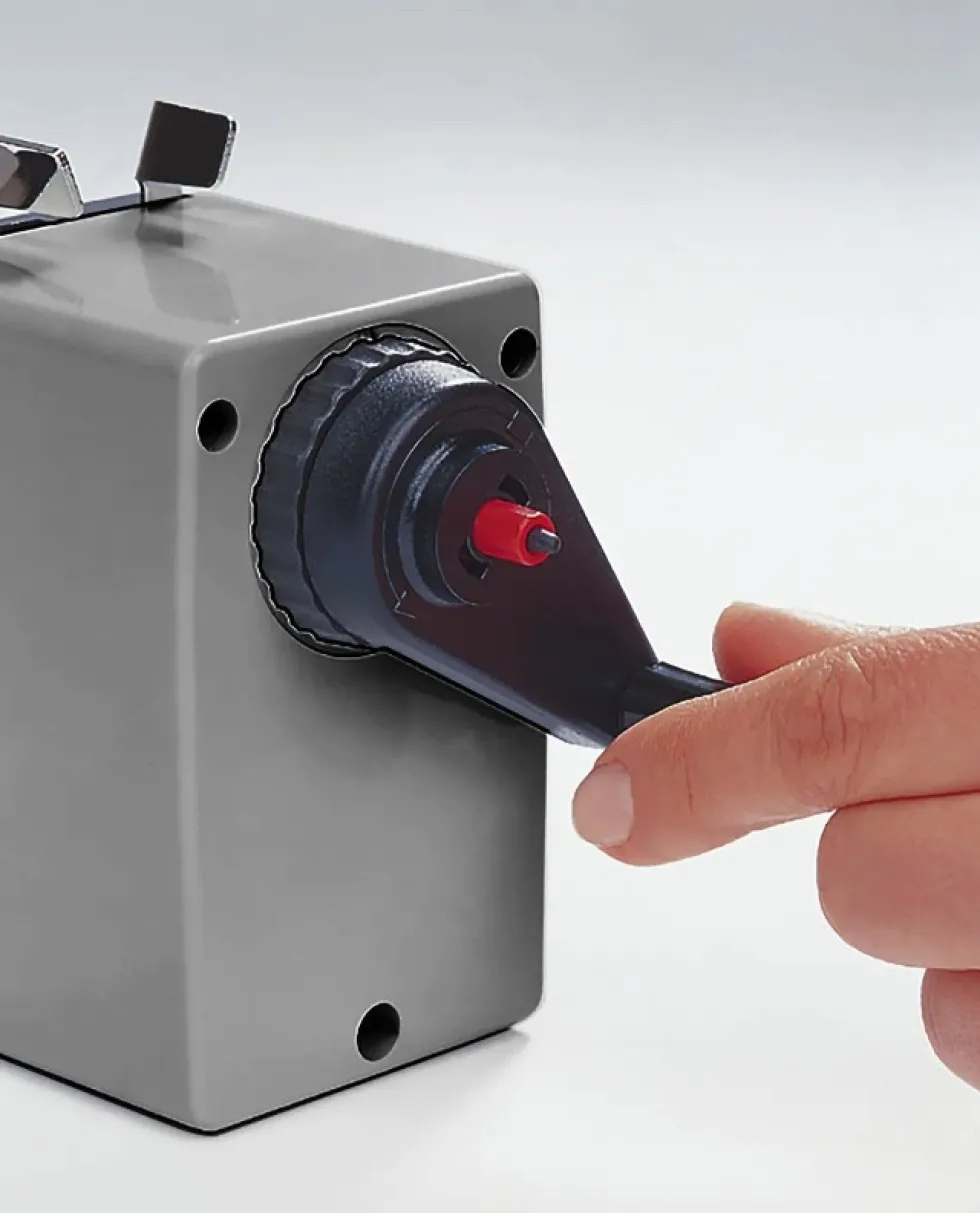 Temperówka na korbkę 155 8-12 mm - Dahle - Smart Grey