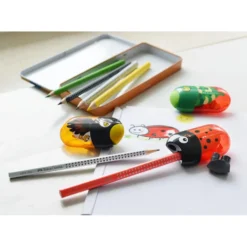 Temperówka podwójna z gumką, Rybka - Faber-Castell