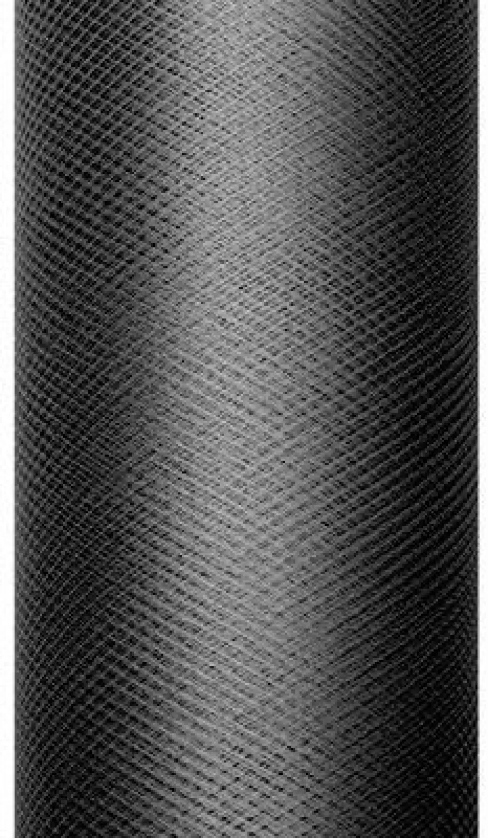 Tiul dekoracyjny 15 cm - czarny, 9 m