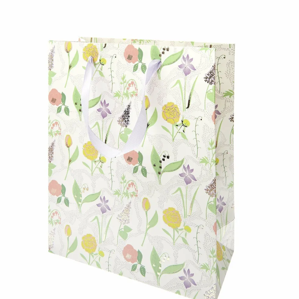 Torba prezentowa Flower Meadow - Rico Design - 26 x 32 x 12 cm