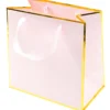 Torba prezentowa - Rico Design - różowo-złota, 18 x 18 x 10 cm