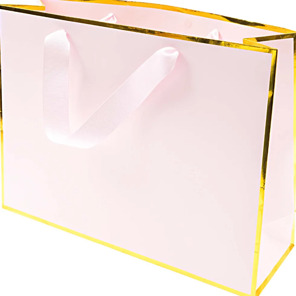 Torba prezentowa - Rico Design - różowo-złota, 24 x 32 x 10 cm