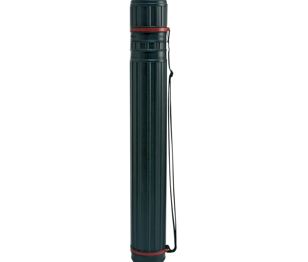 Tuba kreślarska, regulowana na rysunki - Leniar - czarna, 75-135 cm