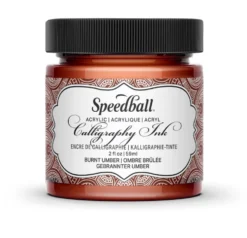 Tusz akrylowy do kaligrafii - Speedball - Burnt Umber 59 ml