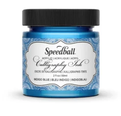 Tusz akrylowy do kaligrafii - Speedball - Indigo Blue 59 ml