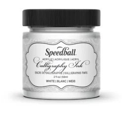 Tusz akrylowy do kaligrafii - Speedball - White 59 ml