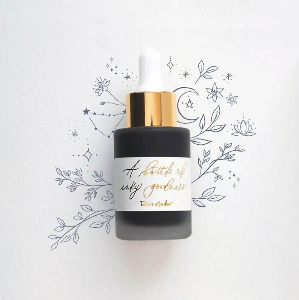 Tusz akrylowy do kaligrafii - Tom's Studio - Moon Grey 30 ml