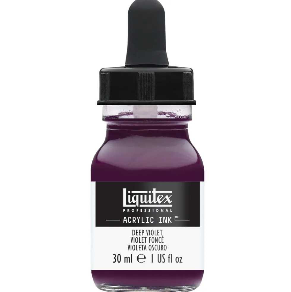 Tusz akrylowy - Liquitex - Deep Violet, 30 ml