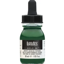 Tusz akrylowy - Liquitex - Hooker's Green Hue Permanent, 30 ml