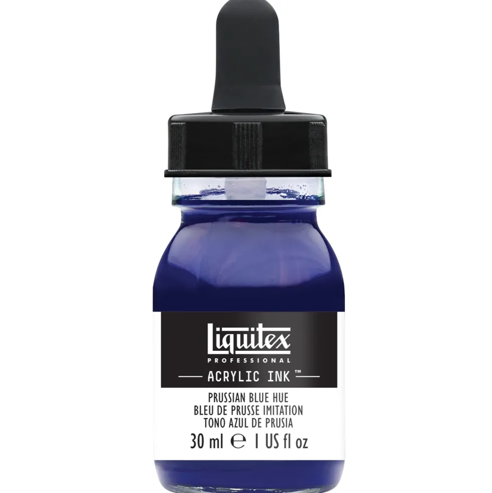 Tusz akrylowy - Liquitex - Prussian Blue Hue, 30 ml