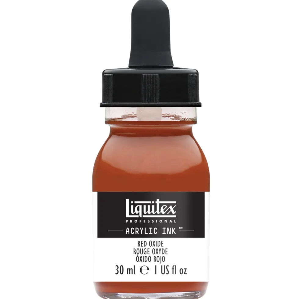 Tusz akrylowy - Liquitex - Red Oxide, 30 ml