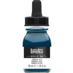Tusz akrylowy - Liquitex - Turquoise Deep, 30 ml