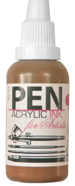 Tusz akrylowy - Renesans - brązowy, 35 ml