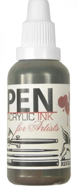 Tusz akrylowy - Renesans - kwaśna zieleń, 35 ml